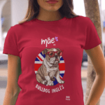 Camiseta Bulldog Ingles "Mãe de Bulldog 11"