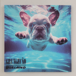 Quadro Bulldog Francês - Grungecão