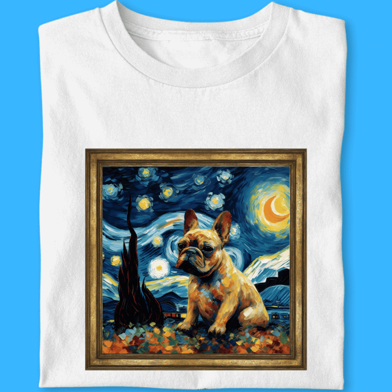 Camiseta Bulldog Frances "Van Frenchie II"