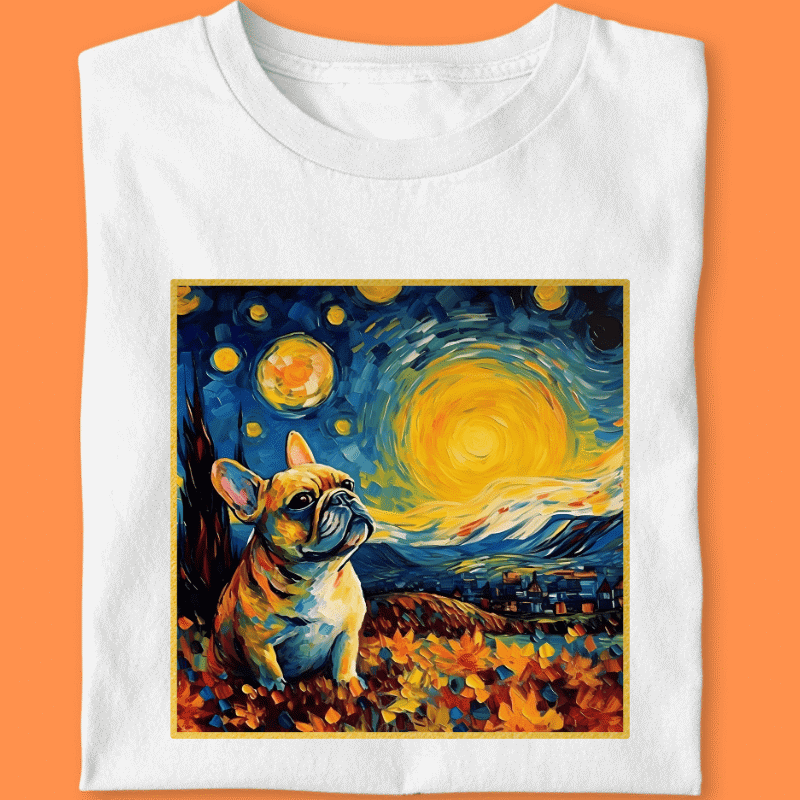 Camiseta Bulldog Frances "Van Frenchie"