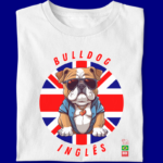 Camiseta Bulldog Ingles "Bandeira Inglaterra III"