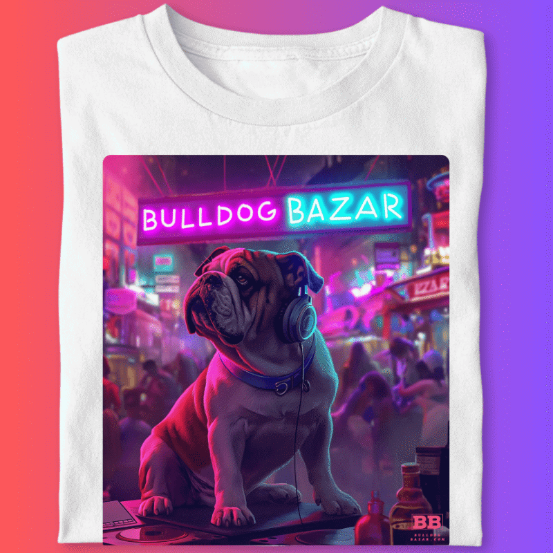 Camiseta Bulldog Ingles "Dj Patada Sonora IV"