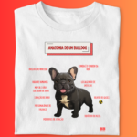 Camiseta Bulldog Frances "Anatomia"