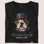 Camiseta Bulldog Inglês "Social Club"