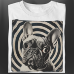 Camiseta Bulldog Frances "Hypnotic - Fulvo"