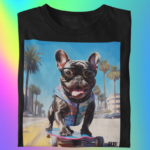 Camiseta Bulldog Frances "Skate II"