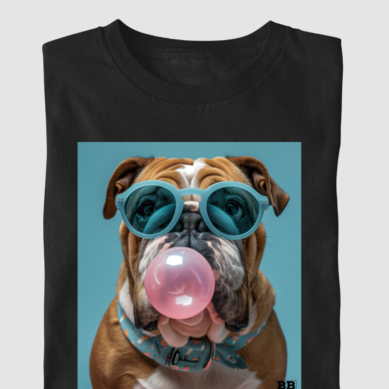 Camiseta Bulldog Ingles "Chiclete 2"