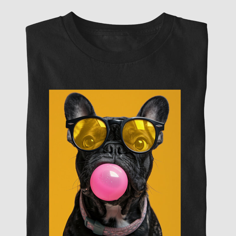 Camiseta Bulldog Frances "Chiclete 2"