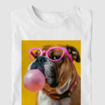 Camiseta Bulldog Ingles "Chiclete"
