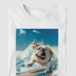 Camiseta Bulldog Ingles "Tirando Onda"
