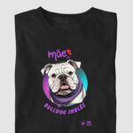 Camiseta Bulldog Inglês "Mãe de Bulldog 2"
