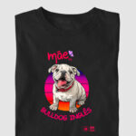 Camiseta Bulldog Ingles "Mãe de Bulldog 8"