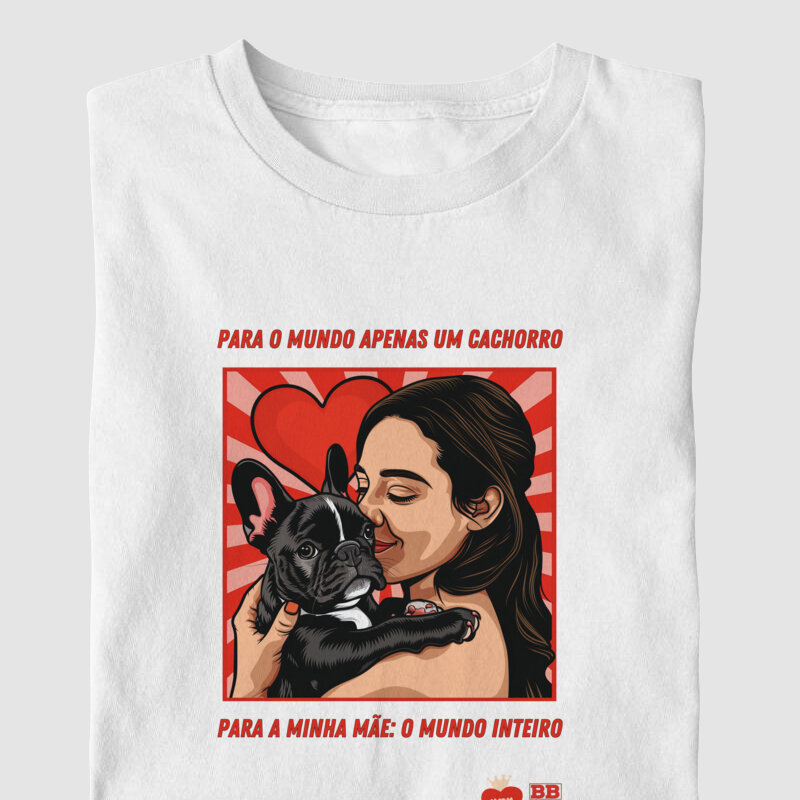 Camiseta Bulldog Frances "Mundo Inteiro 2"