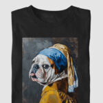 Camiseta Bulldog Ingles "Inglesa do brinco de p...