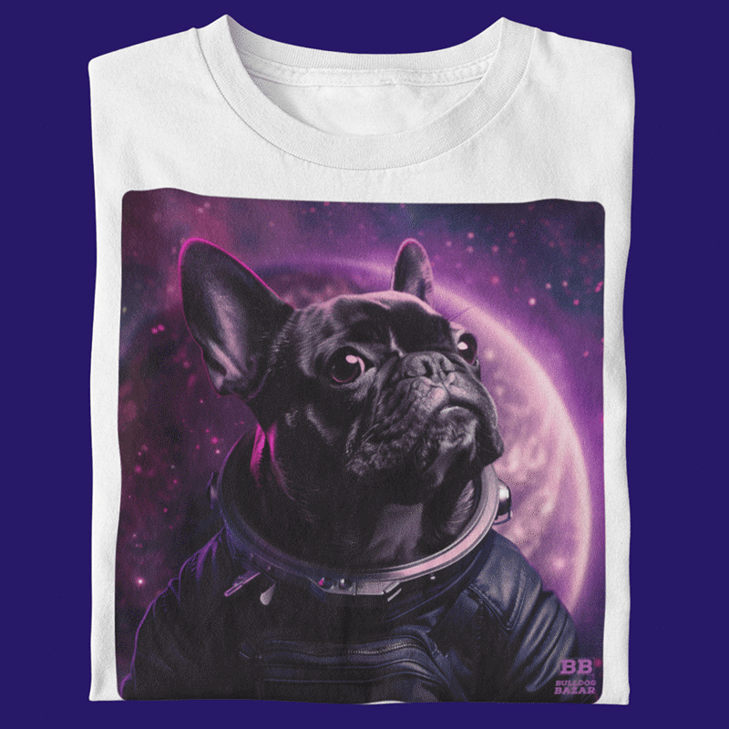 Camiseta Bulldog Frances "AstronAUta"