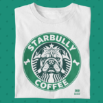 Camiseta Bulldog Ingles "StarBully Coffee"