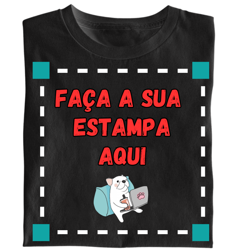 camiseta personalizada de bulldog com estampa customizada